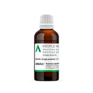 Krople miętowe, krople doustne, 35 g - 3 - zdjęcie produktu