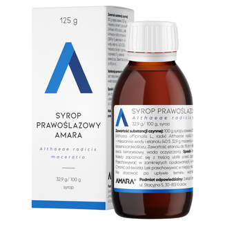 Syrop prawoślazowy Amara 35,9 g/100 g, 125 g - zdjęcie produktu