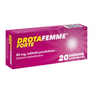 Drotafemme Forte 80 mg, 20 tabletek - zdjęcie produktu