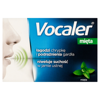 Vocaler, mięta, 12 pastylek do ssania - 2 - zdjęcie produktu