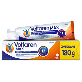 Voltaren Max 23,2 mg/g, żel, 180 g USZKODZONE OPAKOWANIE - zdjęcie produktu