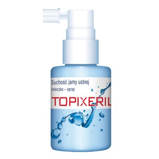 Topixeril, mleczko-spray na suchość jamy ustnej, 40 ml - zdjęcie produktu
