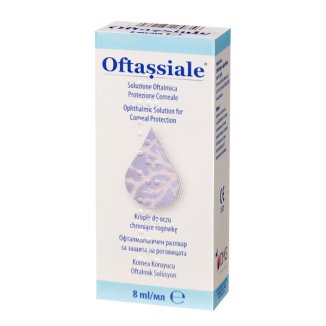 Oftassiale, krople do oczu chroniące rogówkę, 8 ml - zdjęcie produktu