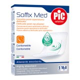 Pic Solution Soffix Med, plaster pooperacyjny, antybakteryjny, 8 cm x 10 cm, 5 sztuk - miniaturka zdjęcia produktu