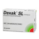 Dexak SL 25 mg, granulat do sporządzania roztworu doustnego, 20 saszetek (import równoległy) USZKODZONE OPAKOWANIE - miniaturka zdjęcia produktu