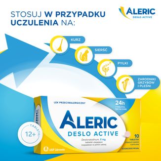 Aleric Deslo Active 5 mg, 10 tabletek ulegających rozpadowi w jamie ustnej KRÓTKA DATA - 2 - zdjęcie produktu