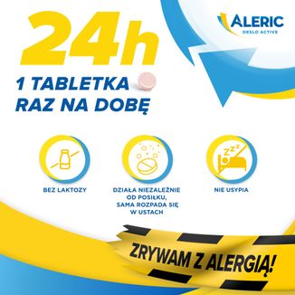 Aleric Deslo Active 5 mg, 10 tabletek ulegających rozpadowi w jamie ustnej KRÓTKA DATA - 5 - zdjęcie produktu
