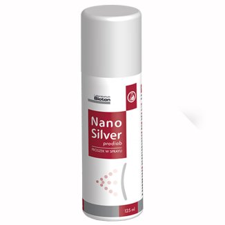 Bioton NanoSilver Prodiab, proszek w sprayu, 125 ml - zdjęcie produktu