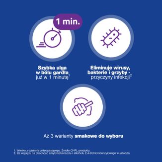 Inovox Express 2 mg + 0,6 mg + 1,2 mg, smak miodowo-cytrynowy, 24 pastylki - 2 - zdjęcie produktu
