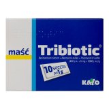 Tribiotic (5 mg + 0,833 mg + 0,01 g)/ g, maść, 1 g x 10 saszetek - miniaturka zdjęcia produktu