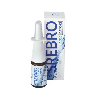 Srebro koloidalne AG10 Zatoki, spray, 15 ml - zdjęcie produktu