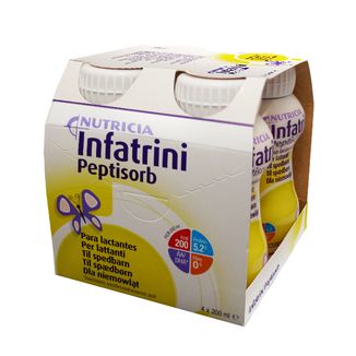 Infatrini Peptisorb, prepart odżywczy dla niemowląt od urodzenia i dzieci, 4 x 200 ml USZKODZONE OPAKOWANIE Infatrini Peptisorb, prepart odżywczy dla niemowląt od urodzenia i dzieci, 4 x 200 ml USZKODZONE OPAKOWANIE - zdjęcie produktu