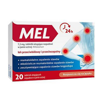 Mel 7,5 mg, 20 tabletek - 2 - zdjęcie produktu