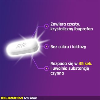 Ibuprom RR Max 400 mg, 24 tabletki powlekane - 5 - zdjęcie produktu