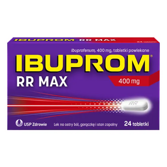 Ibuprom RR Max 400 mg, 24 tabletki powlekane - zdjęcie produktu