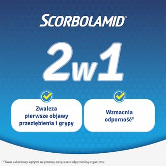 Scorbolamid 300 mg +100 mg + 5 mg, 40 tabletek drażowanych - 7 - zdjęcie produktu