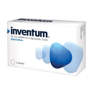 Inventum 25 mg, 2 tabletki do rozgryzania i żucia - zdjęcie produktu