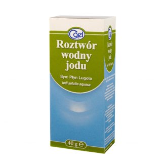 Wodny roztwór jodu, płyn Lugola 10 mg + 20 mg, 40 g - zdjęcie produktu