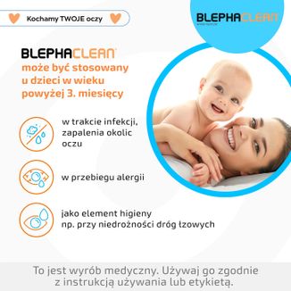 Blephaclean, chusteczki sterylne do codziennej higieny powiek, 20 sztuk USZKODZONE OPAKOWANIE - 5 Blephaclean, chusteczki sterylne do codziennej higieny powiek, 20 sztuk USZKODZONE OPAKOWANIE - 5 - zdjęcie produktu