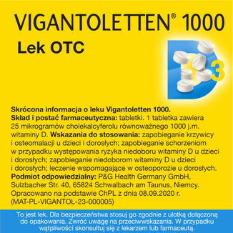 Vigantoletten 1000 25 µg, 90 tabletek - 6 - zdjęcie produktu