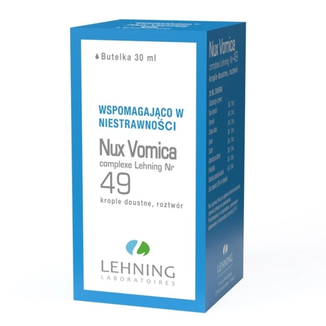 Lehning Nux Vomica Complexe Nr 49, krople doustne, 30 ml - zdjęcie produktu