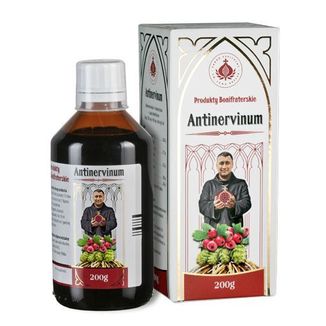 Produkty Bonifraterskie Antinervinum, syrop, 200 g Produkty Bonifraterskie Antinervinum, syrop, 200 g - zdjęcie produktu