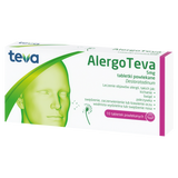 Alergo Teva 5 mg, 10 tabletek powlekanych - miniaturka zdjęcia produktu