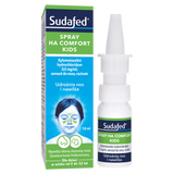 Sudafed XyloSpray HA dla dzieci 0,5 mg/ ml, aerozol do nosa, 2-12 lat, 10 ml - miniaturka zdjęcia produktu