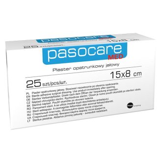 Pasocare Med, plaster opatrunkowy, jałowy, 15 cm x 8 cm, 1 sztuka - zdjęcie produktu