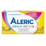 Aleric Deslo Active 2,5 mg, 10 tabletek ulegających rozpadowi w jamie ustnej - miniaturka zdjęcia produktu