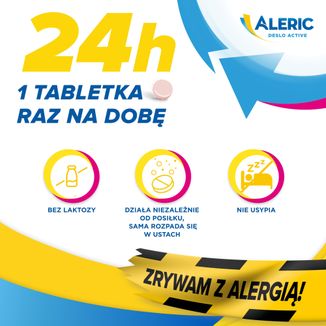 Aleric Deslo Active 2,5 mg, 10 tabletek ulegających rozpadowi w jamie ustnej - 5 - zdjęcie produktu