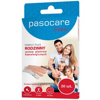 Plastry Pasocare, Family Plus, 20 sztuk - zdjęcie produktu