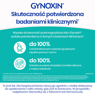 Gynoxin Optima 200 mg, 3 kapsułki dopochwowe miękkie - 8 - zdjęcie produktu