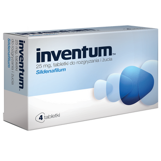 Inventum 25 mg, 4 tabletki do rozgryzania i żucia KRÓTKA DATA - 2 - zdjęcie produktu