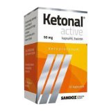 Ketonal Active 50 mg, 10 kapsułek twardych USZKODZONE OPAKOWANIE - miniaturka zdjęcia produktu