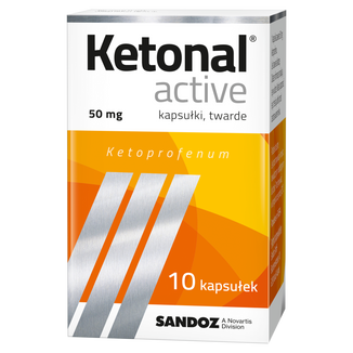 Ketonal Active 50 mg, 10 kapsułek twardych - 2 - zdjęcie produktu