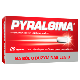Pyralgina 500 mg, 20 tabletek - 2 - zdjęcie produktu