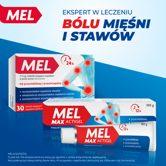 Mel 7,5 mg, 30 tabletek ulegających rozpadowi w jamie ustnej  - 2 - zdjęcie produktu