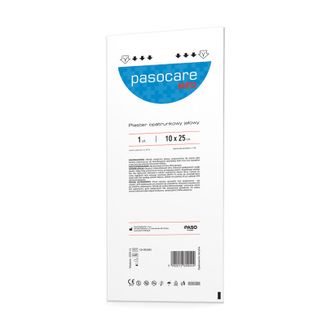 Pasocare Med, plaster opatrunkowy, jałowy, 10 cm x 25 cm, 1 sztuka - zdjęcie produktu