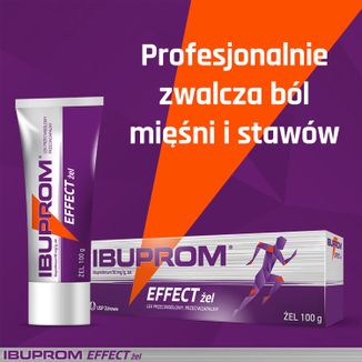 Ibuprom Effect 50 mg/ g, żel, 60 g - 2 - zdjęcie produktu