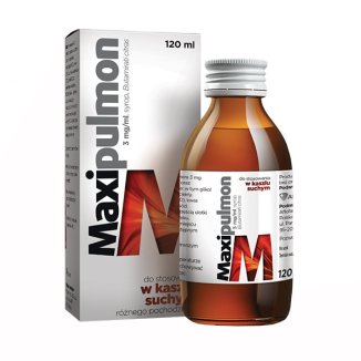 Maxipulmon 3 mg/ ml, syrop, 120 ml KRÓTKA DATA - 2 Maxipulmon 3 mg/ ml, syrop, 120 ml KRÓTKA DATA - 2 - zdjęcie produktu
