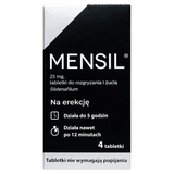 Mensil 25 mg, 4 tabletki do żucia - miniaturka zdjęcia produktu