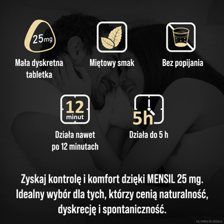 Mensil 25 mg, 4 tabletki do żucia - 3 - zdjęcie produktu