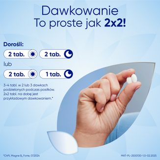 Magne B6 Forte 100 mg + 10 mg, 60 tabletek powlekanych USZKODZONE OPAKOWANIE - 5 - zdjęcie produktu