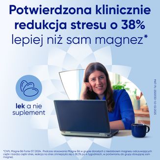 Magne B6 Forte 100 mg + 10 mg, 60 tabletek powlekanych - 3 - zdjęcie produktu