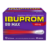 Ibuprom RR Max 400 mg, 48 tabletek powlekanych - miniaturka zdjęcia produktu