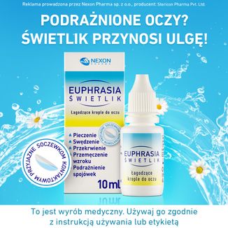 Euphrasia Świetlik, łagodzące krople do oczu, 10 ml - 4 - zdjęcie produktu