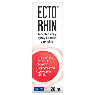 Ectorhin, hipertoniczny spray do nosa z ektoiną, 20 ml - zdjęcie produktu