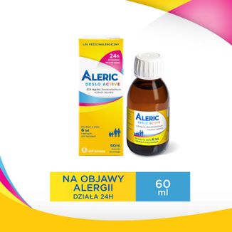 Aleric Deslo Active 0,5 mg/ml, roztwór doustny, 60 ml - 2 - zdjęcie produktu