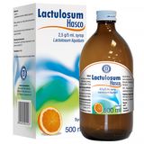 Lactulosum Hasco 2,5 g/ 5 ml, syrop, smak pomarańczowy, 500 ml USZKODZONE OPAKOWANIE - miniaturka zdjęcia produktu